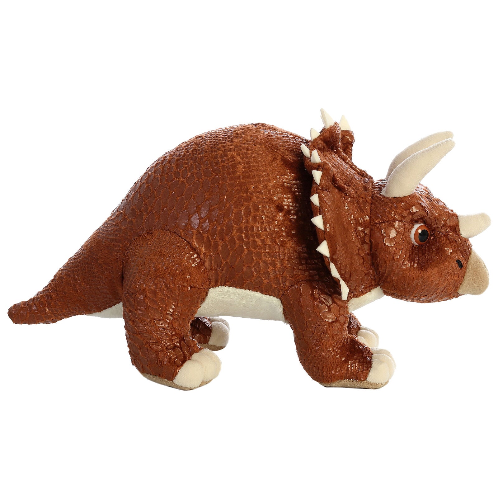 Aurora World Dinosaur - Stomp Triceratops 10" Plush Toy