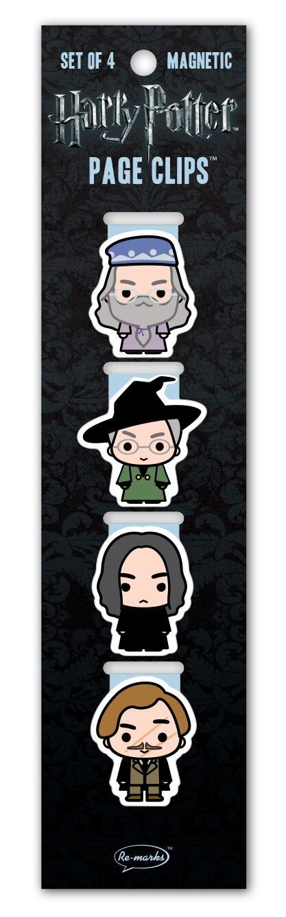 Re-marks Harry Potter Chibi Professors Magnetic Page Clips