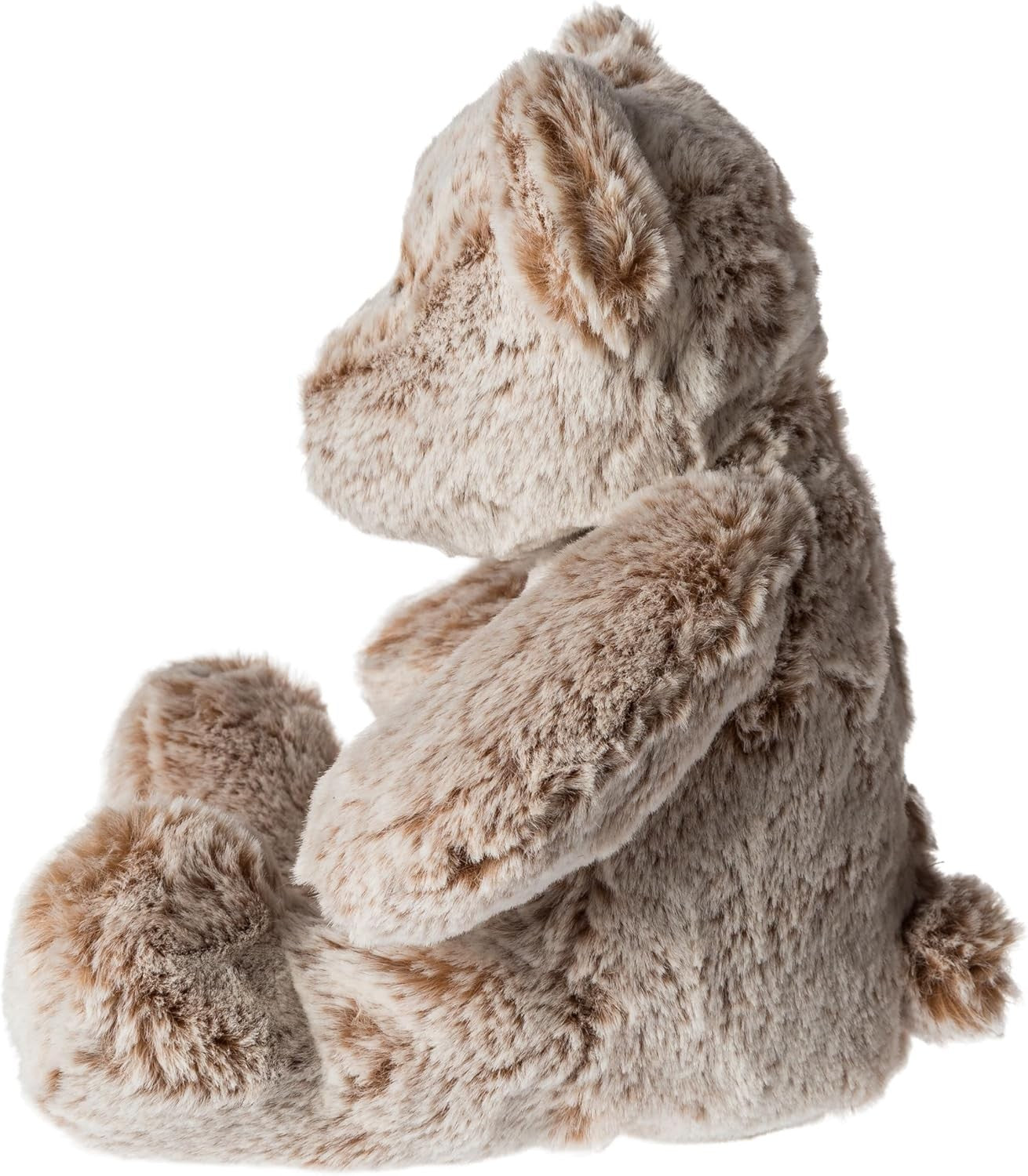 Mary Meyer Stuffed Animal Plush Soft Toy, 10-Inch, Luxey Loves Brown Teddy Bear