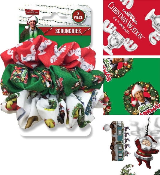 Spoontiques Christmas Vacation Scrunchies (3-Pack)