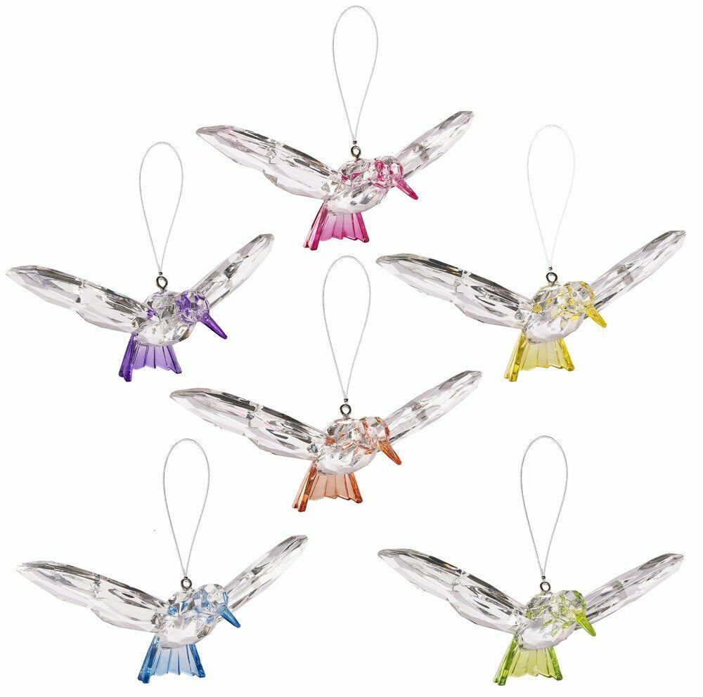 Ganz Crystal Expressions Hanging Small Hummingbird Ornament/Sun-catcher (Green)