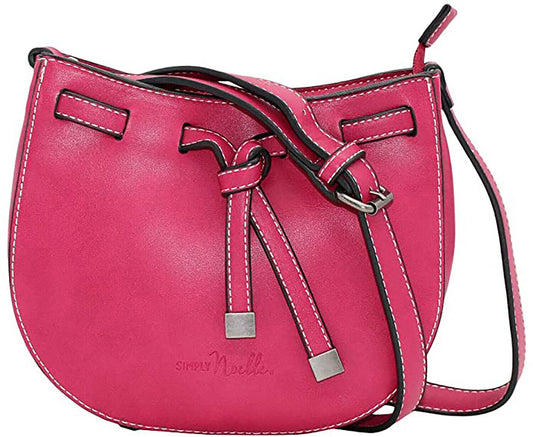 Simply Noelle All Tied Up Small Crossbody (Punch) Bright Pink