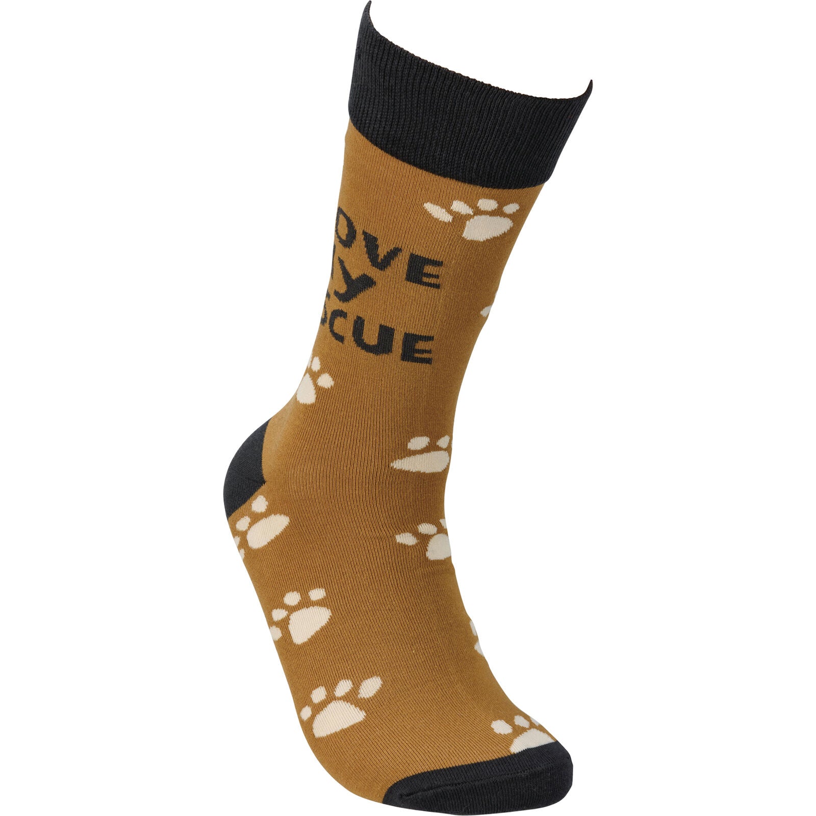 Primitives By Kathy Socks - I Love My Rescue Cat Dog