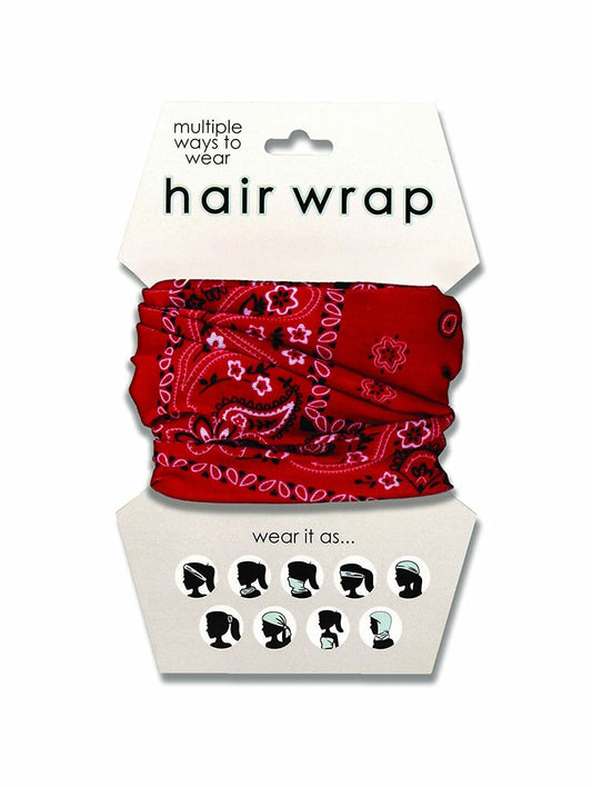 Spoontiques Red Bandana Hair and Face Wrap