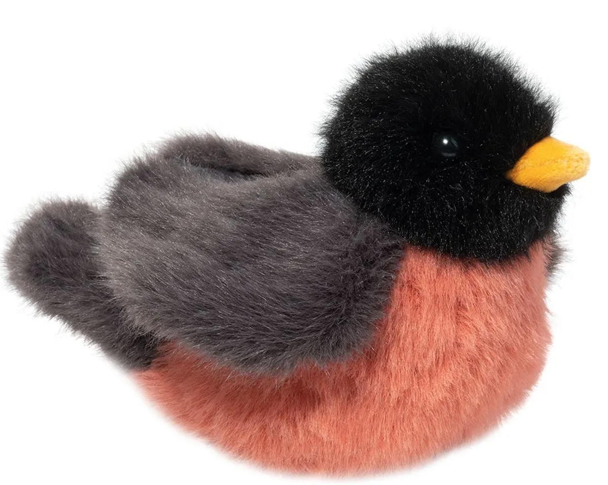 Douglas Cuddle Toys Melody Robin Plush Stuffed Animal , 6"