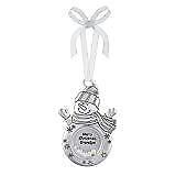 Ganz Merry Christmas Grandpa Zinc Holiday Snowman Christmas Ornament