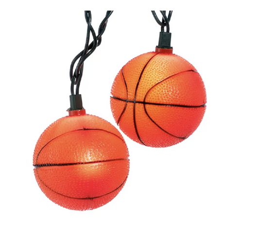 Kurt Adler 10-Light Basketball Light Set