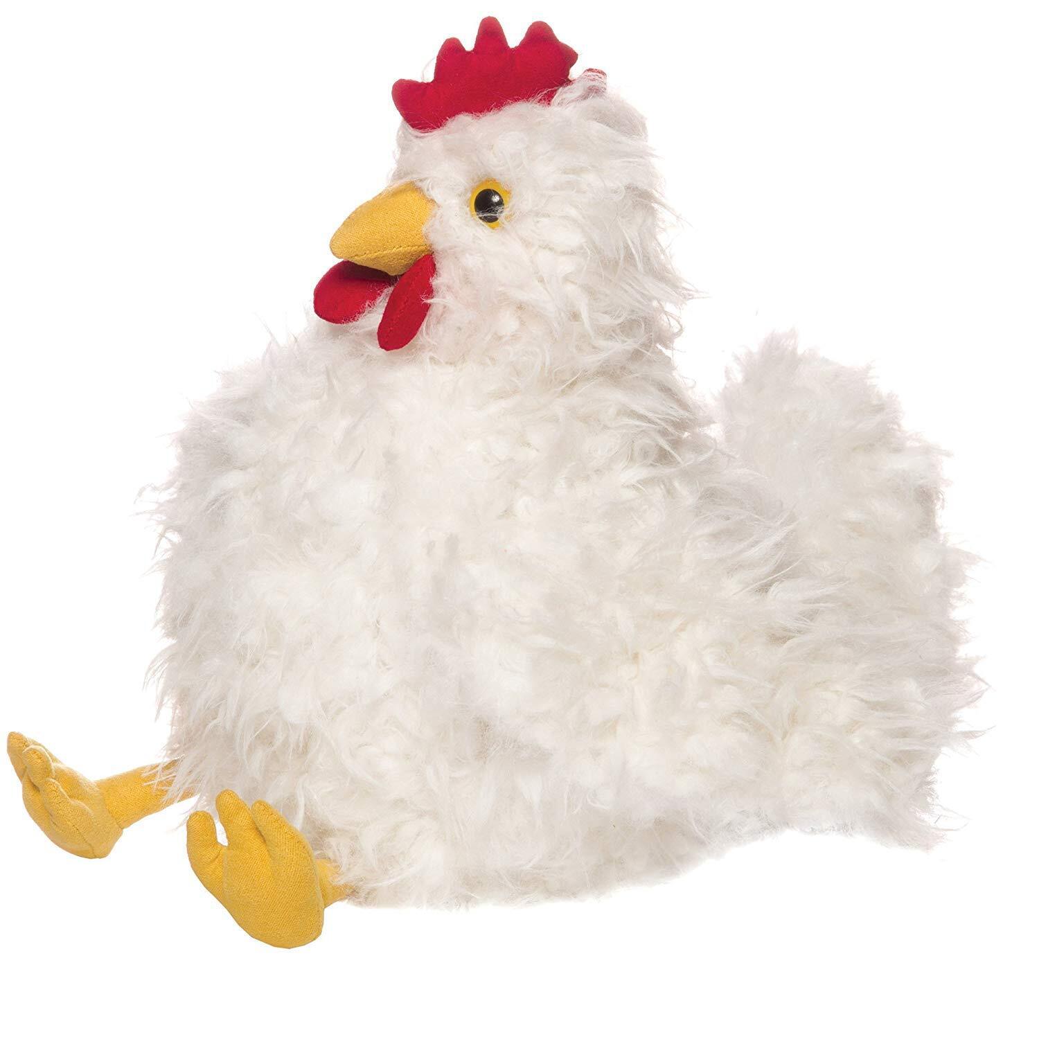 Manhattan Toy Cooper White Chicken Stuffed Animal, 9"