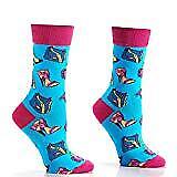 SHOES & HANDBAGS on Turquoise Women's Crew Socks by Yo Sox