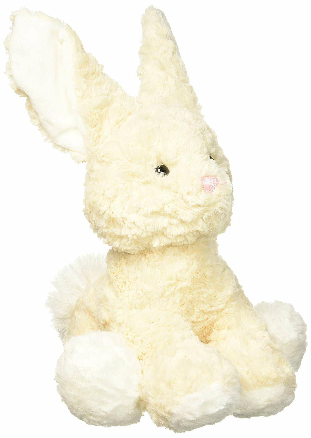 Aurora World Oatmeal Bouncy Cream Bunny Plush Stuffed Animal Toy 12"