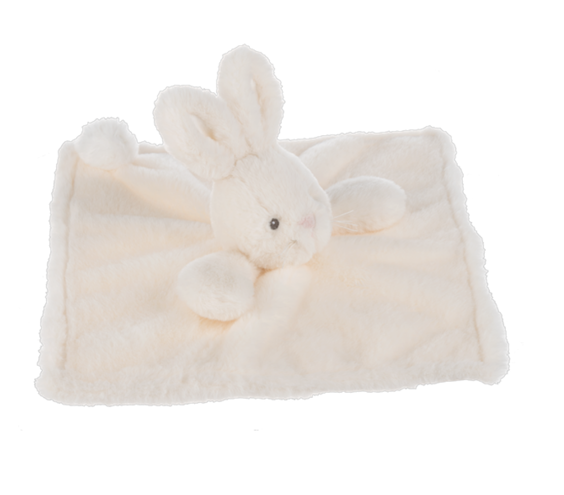 Baby Ganz Bryer Bunny Cuddler Lovey Blankie Plush Stuffed Animal Toy 12"