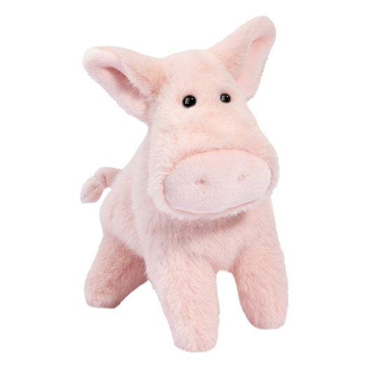 Douglas Toys Peter Pink Pig Muzzle Plush Stuffed Animal Toy, 7" long