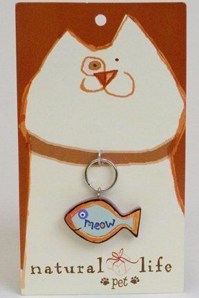 Pet Collar Charm "MEOW" From Natural Life