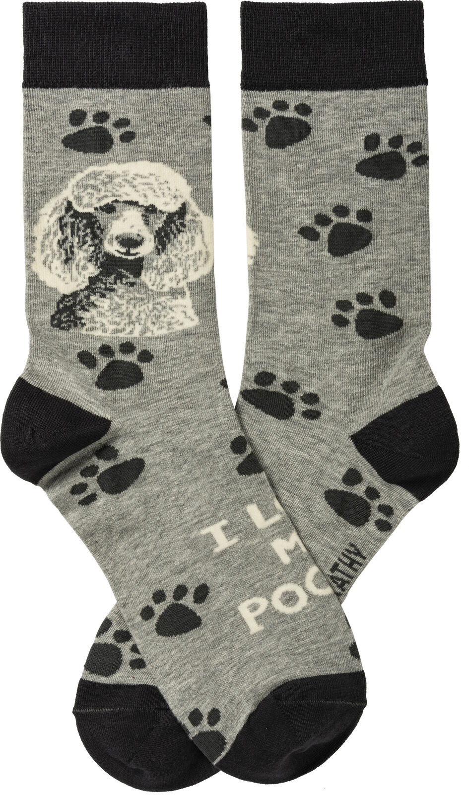 Primitives By Kathy Socks - I Love My Poodle