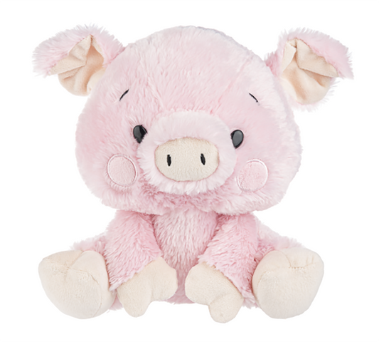 Ganz Nashies Pig Soft Plush Stuffed Animal Toy, 9"