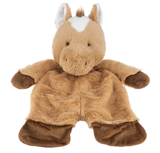 Ganz Happy Hill Flat-A-Pat Brown Horse Plush Stuffed Lovey , 18"