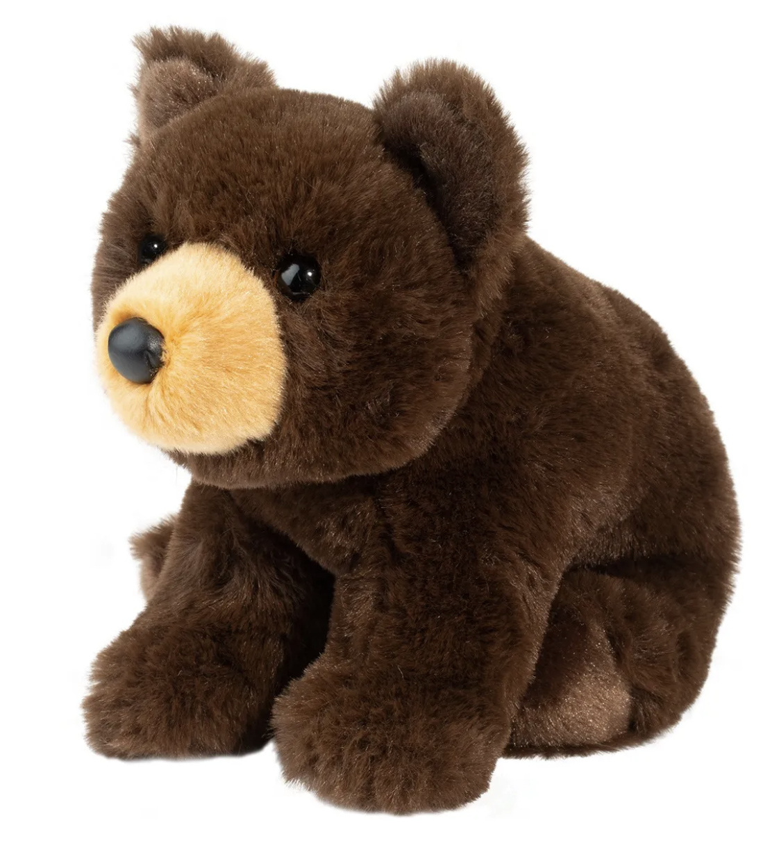Douglas Mini Brownie Soft Brown Bear Plush Stuffed Animal, 6" sitting