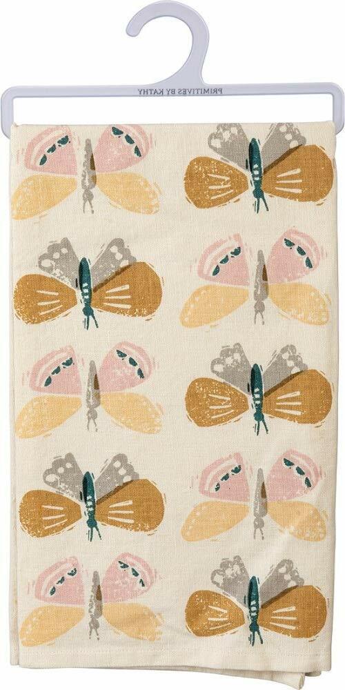 Primitives by Kathy Choose Happy Dish Towel