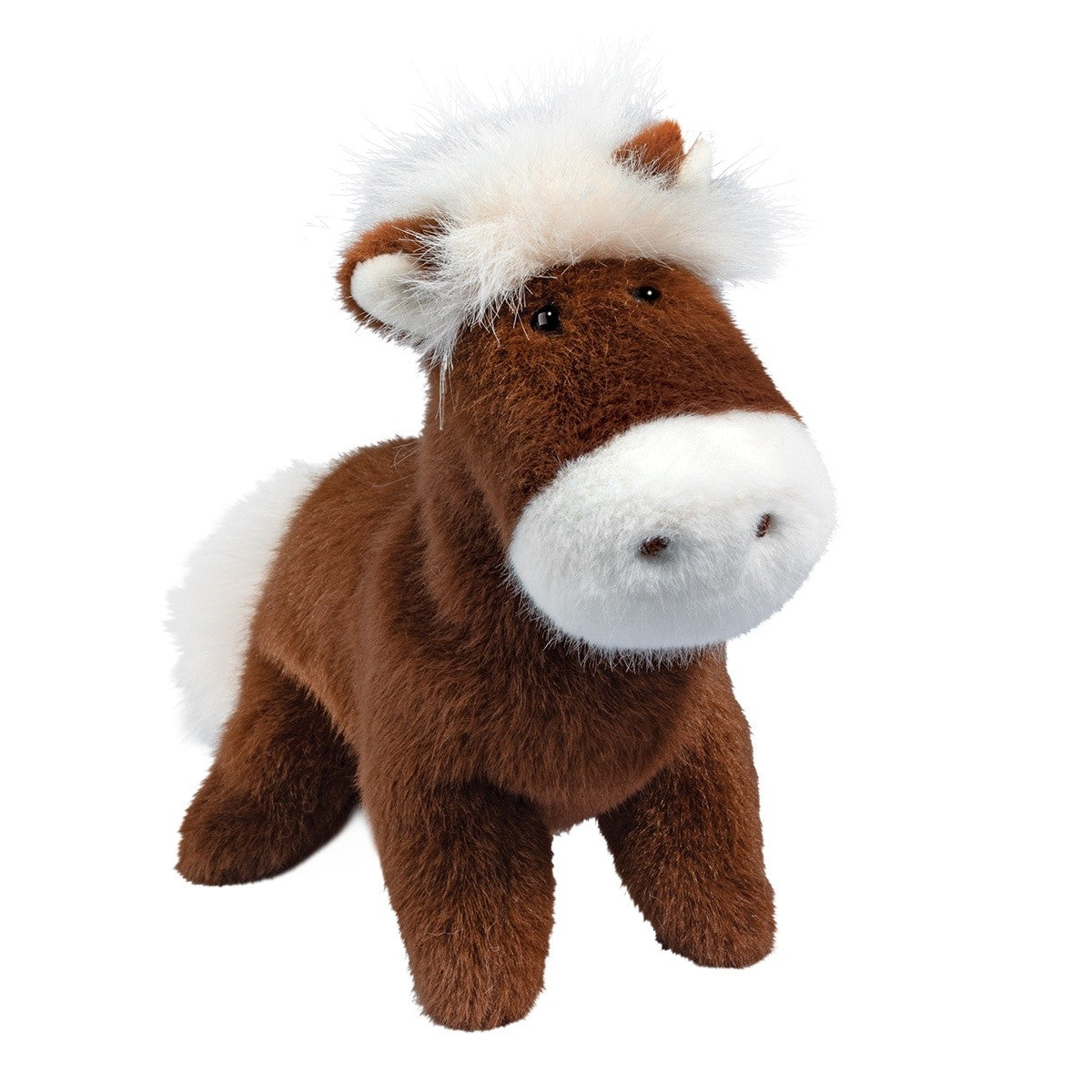 Douglas Toys Jorge Chestnut Horse Muzzle Plush Stuffed Animal Toy, 9.5" long