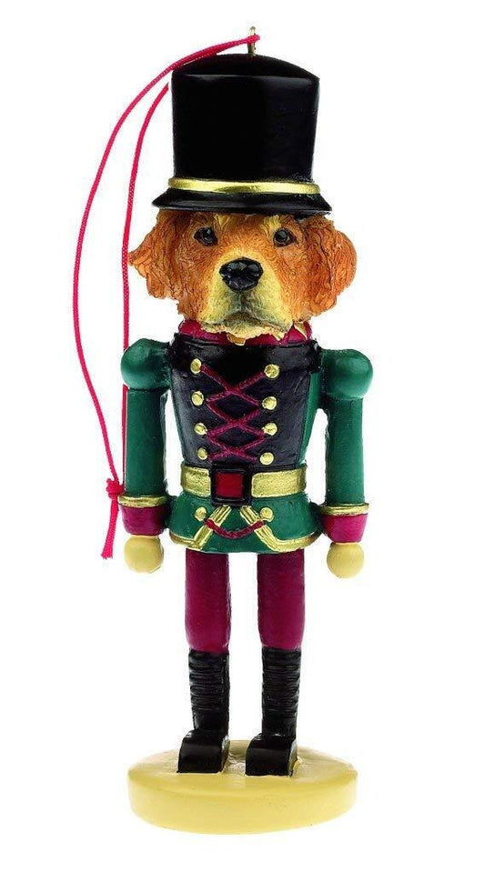 E&S Pets 35358-15 Golden Retriever Nutcracker Soldier Dogs Ornament