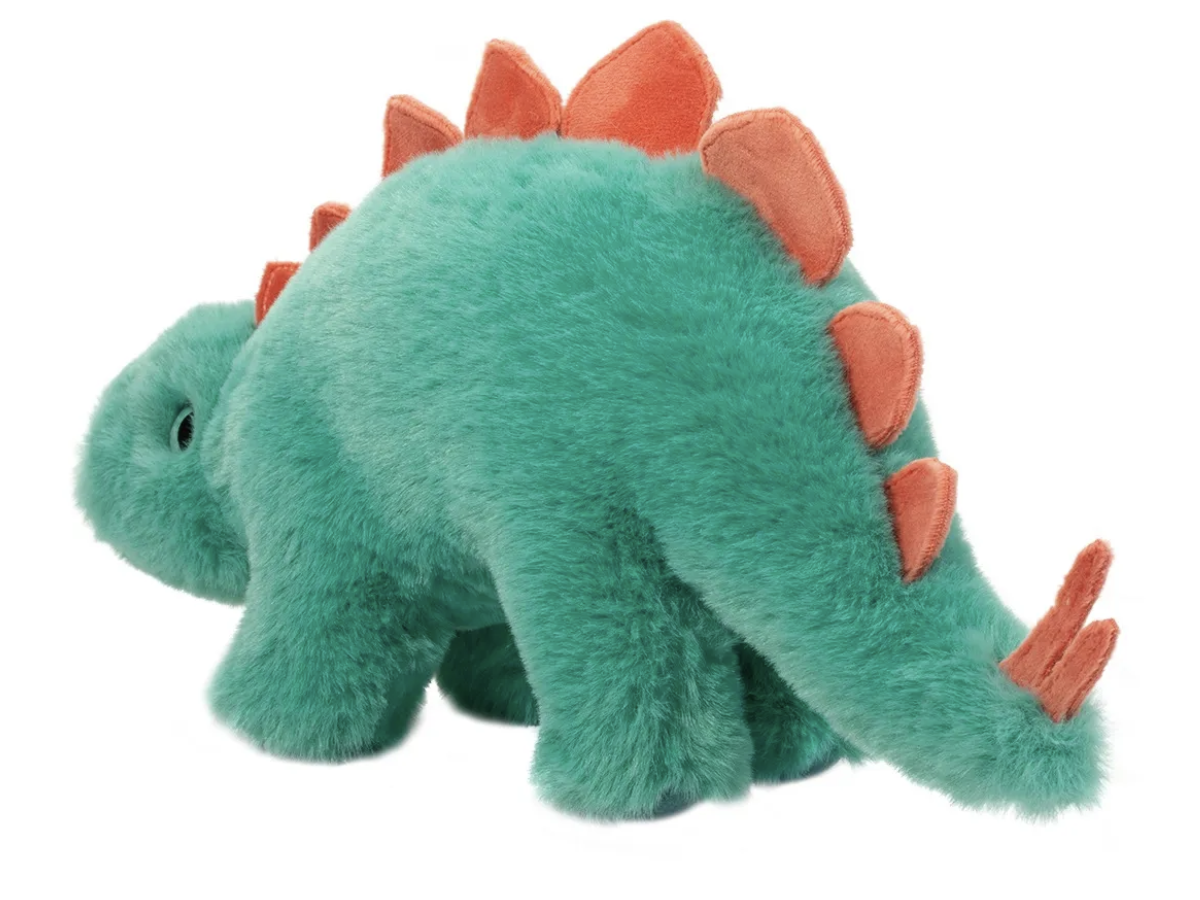 Douglas Stompie Soft Stegosaurus Green Dino Plush Stuffed Animal, 14" long