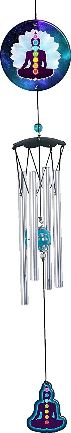 Spoontiques Decorative Chimes for Yard and Garden, Chakras Wind Chime