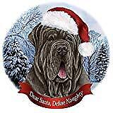 Holiday Pet Gifts Neapolitan Mastiff Tawny Uncropped Porcelain Ornament