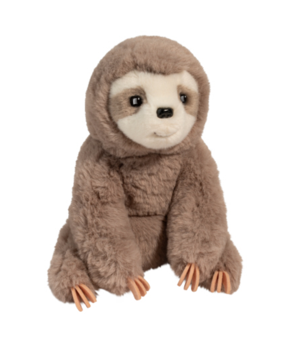 Douglas Cuddle Toys Lizzie Taupe Sloth Mini Soft Plush Stuffed Animal, 6"