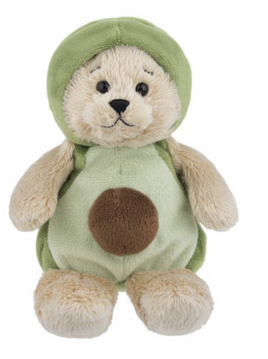 Ganz Wee Bears Avocado Plush Stuffed Animal Toy, 7"