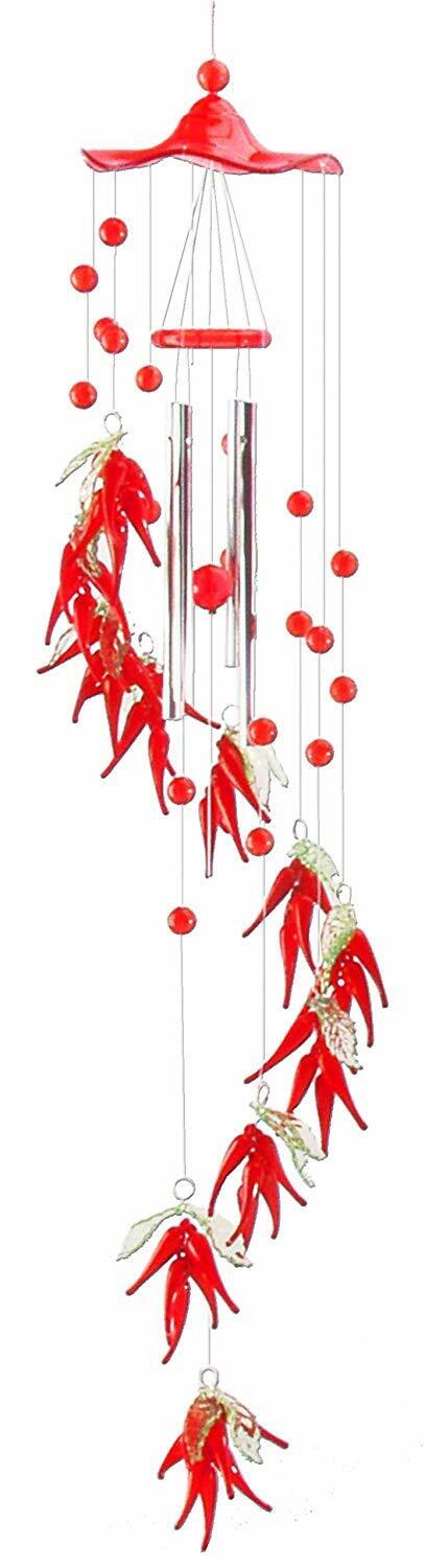 Spoontiques Chili Pepper Acrylic Wind Chime