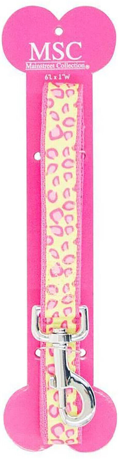 Mainstreet Collection Dog Leash - Cheetah Spots