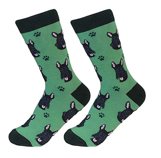 Scottie Socks Dog Breed Socks Unisex Sock Daddy by E&S Pets