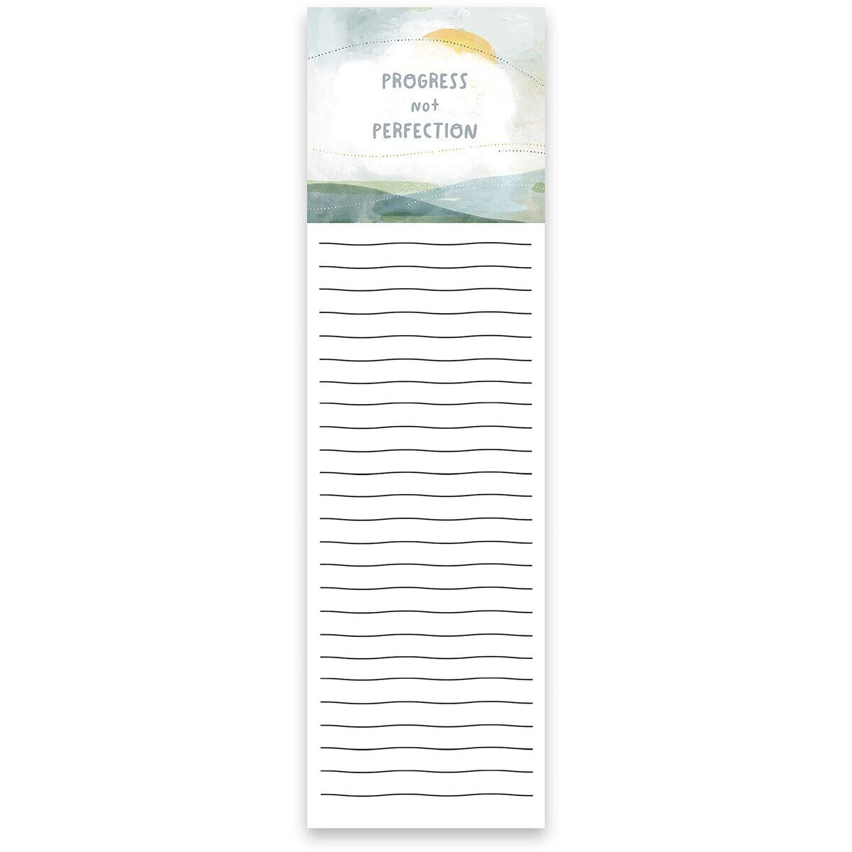 Primitives by Kathy - Progress Not Perfection List Pad Notepad