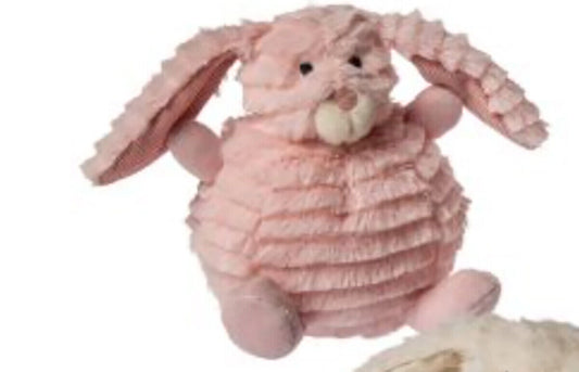Mary Meyer Puff Ball Bunny Plush Stuffed Animal Toy, 6", Pink