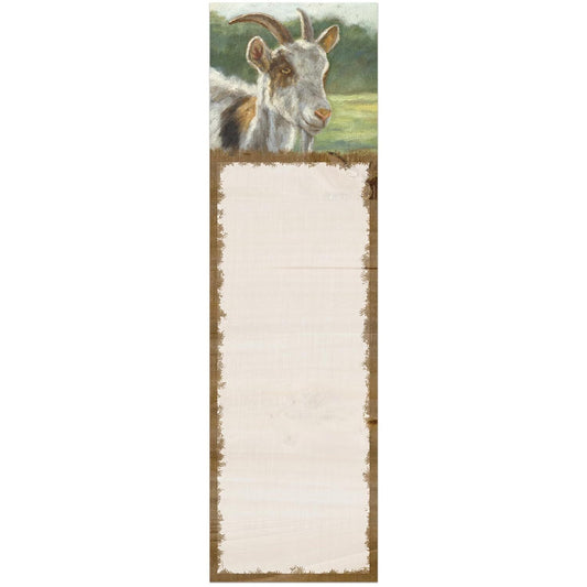 Primitives by Kathy - Goat Magnetic List Notepad (60 pages)