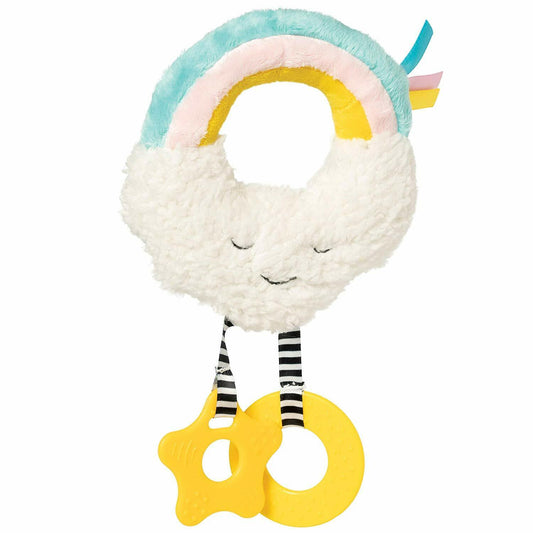 Manhattan Toy Cherry Blossom Days Cloud Baby Circle Rattle with Crinkle Paper