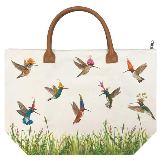 Paperproducts Design VICKI SAWYER Meadow Buzz Cotton Canvas Tote Bag