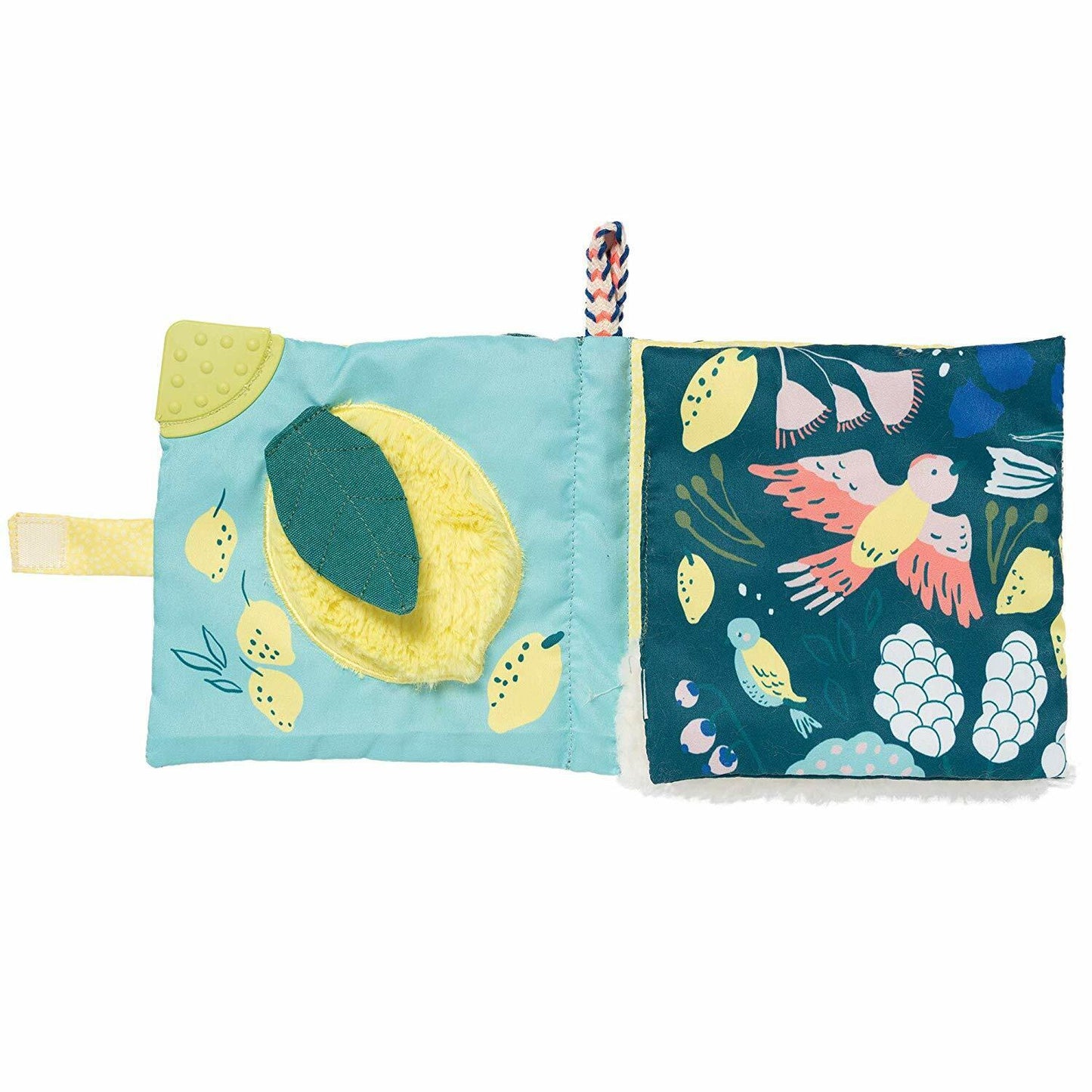 Manhattan Toy Songbird Soft Activity Booklet withTeether, Crinkle and Mirror