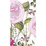 Paperproducts Design Guest Towel with Princess Rose Design, 5 x 8", Multi