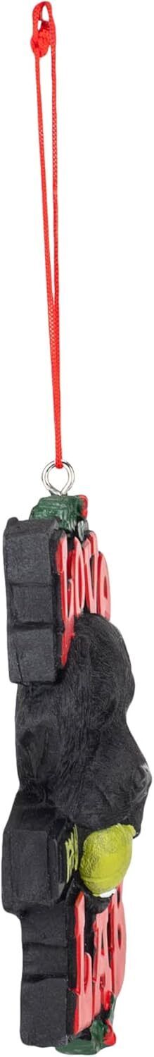 Kurt S Adler Black and Red Love My Lab Christmas Ornament, 4"-=