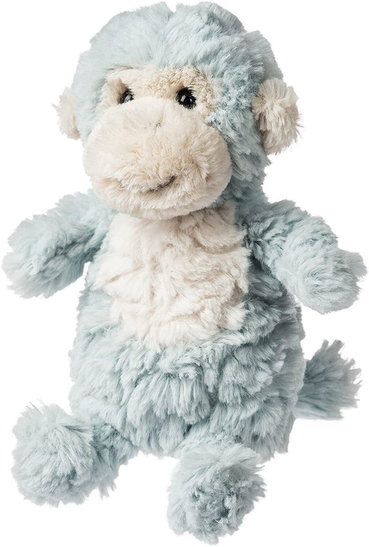 Mary Meyer Putty Stuffed Animal Soft Toy, Puttling Monkey, Blue, 6"