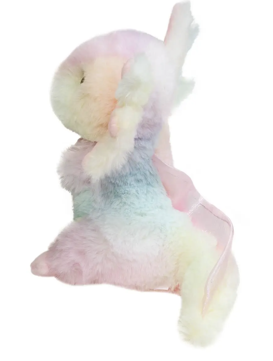 Douglas Toys Mini Gillie Soft Axolotl Plush Stuffed Animal Toy, 7" tall