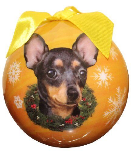 Chihuahua Christmas Ornament Shatter Proof Ball Easy To Personalize