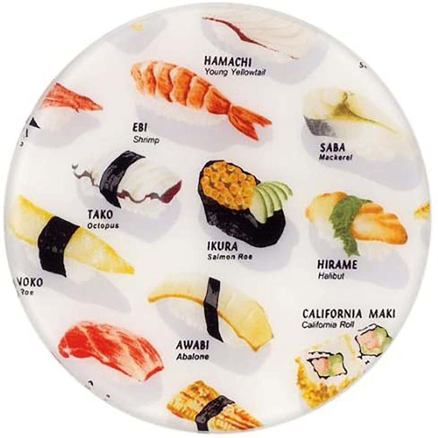 Andreas Silicone Trivet, Sushi, 8 Inch Non-Slip Trivet/Pot Holder/Hot Pad