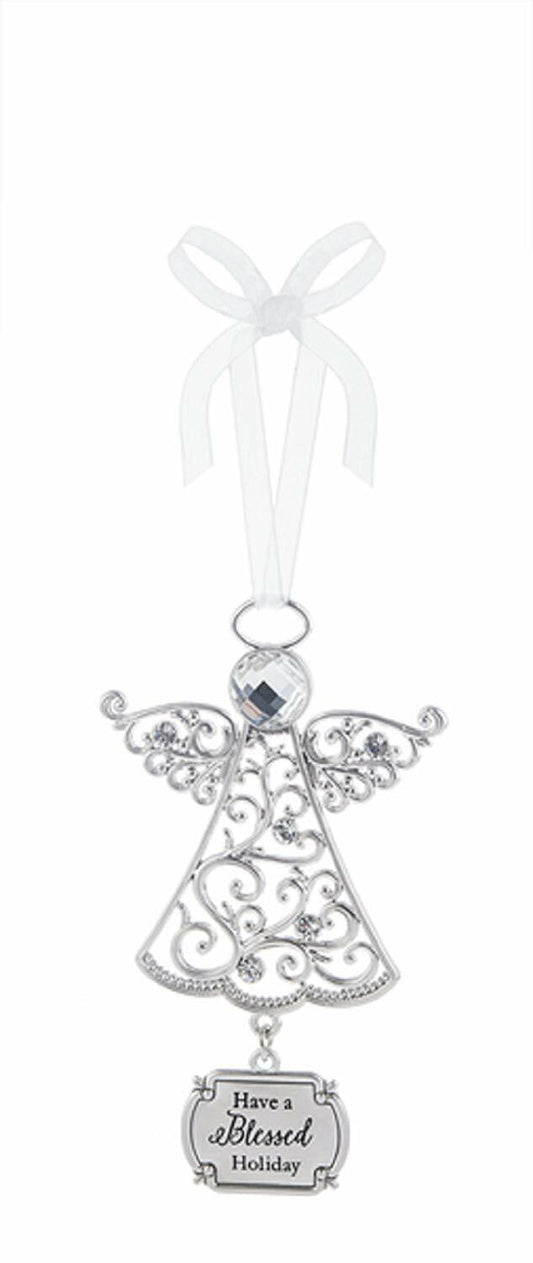Ganz Hanging Ornament - Have A Blessed Holiday
