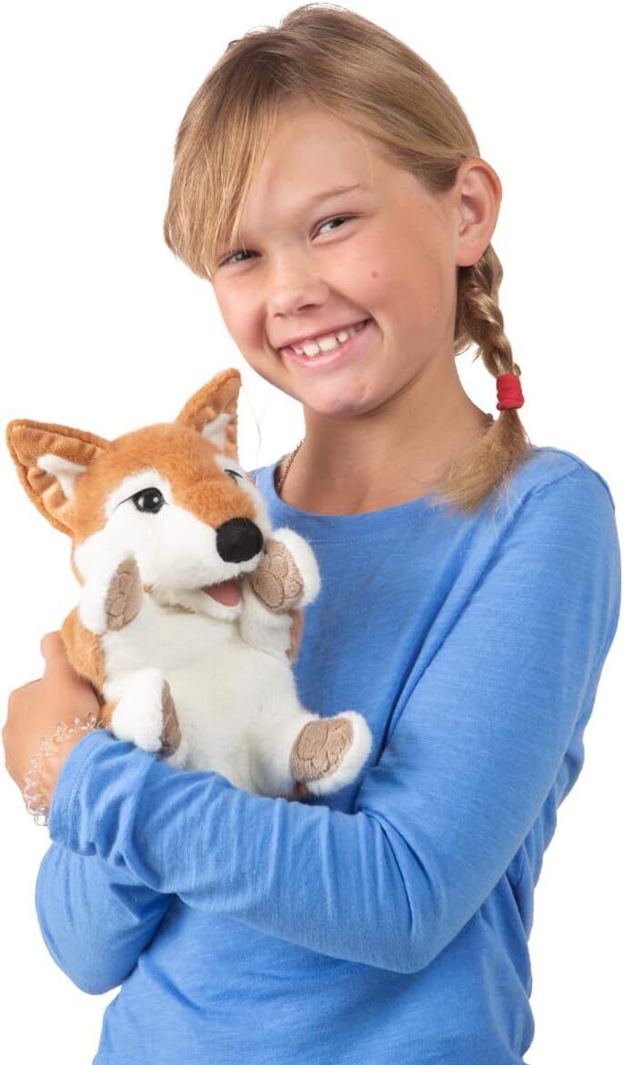 Folkmanis Shiba Inu Puppy Hand Puppet, 10"