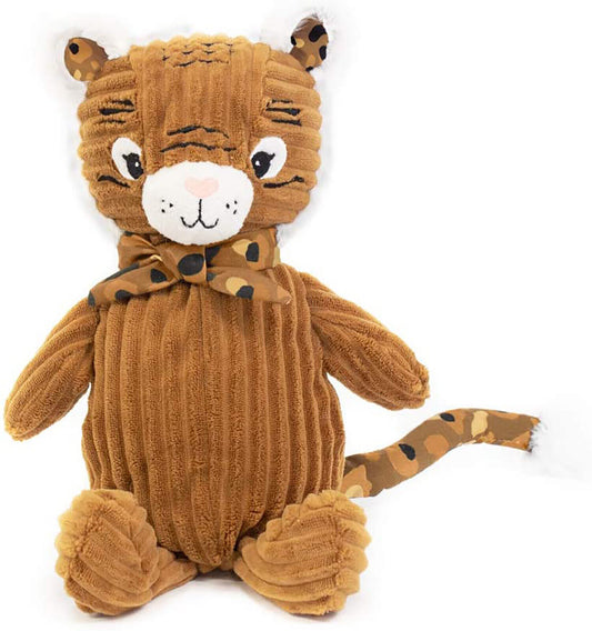 Les Deglingos Big Simply Plush Animal In Tube | Speculos - Tiger, 23cm