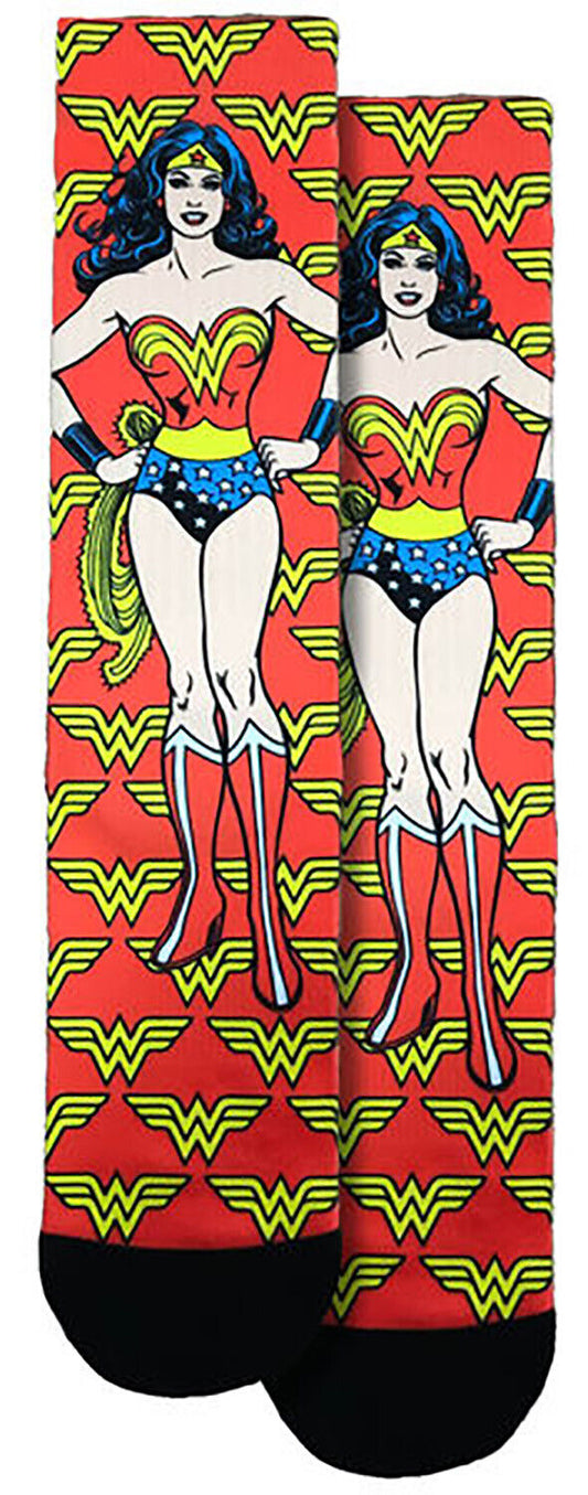 Spoontiques Fun Crew Socks, One Size Fits Most - Wonder Woman