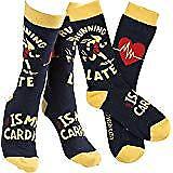 Humorous Quote Socks Unisex  Primitives by Kathy (Running Late is My Cardio)