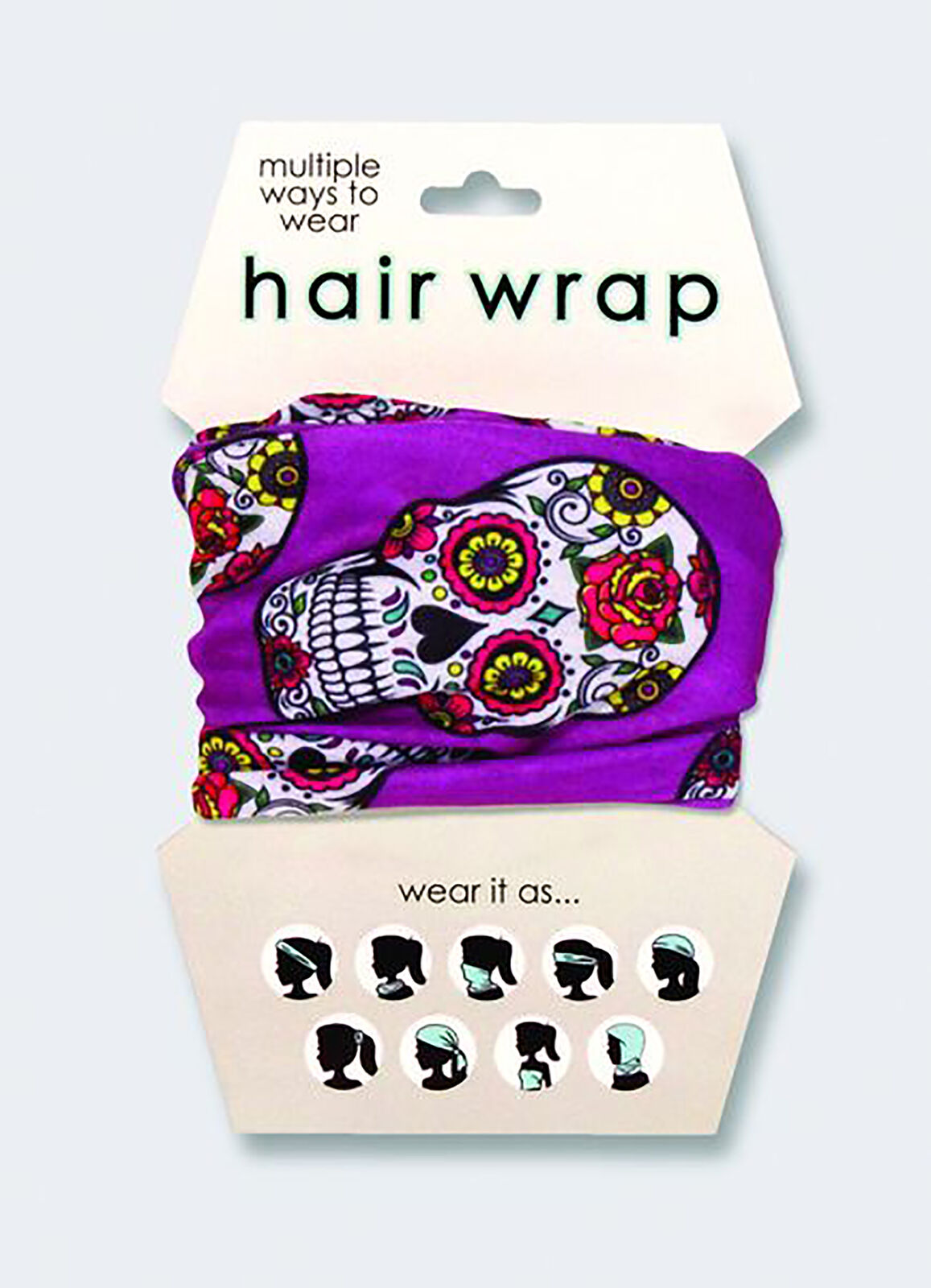 Spoontiques Sugar Skull Hair and Face Wrap